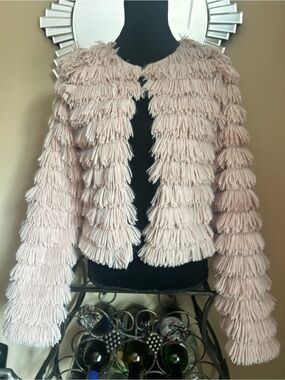 Fantastic Fawn Fringe Teddy Jacket